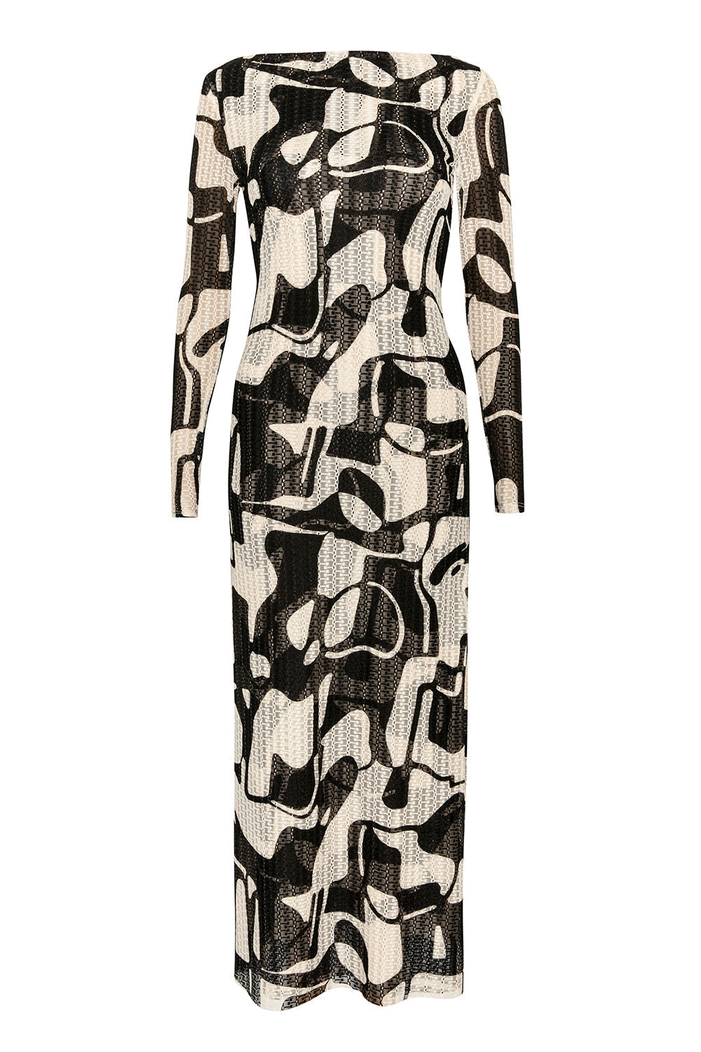 Marlowe Marble Print Knit Midi Dress