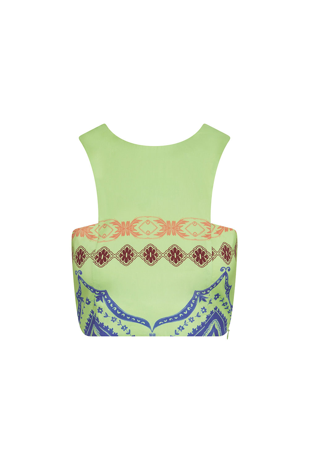 Aria Ceramic Print Crop Top