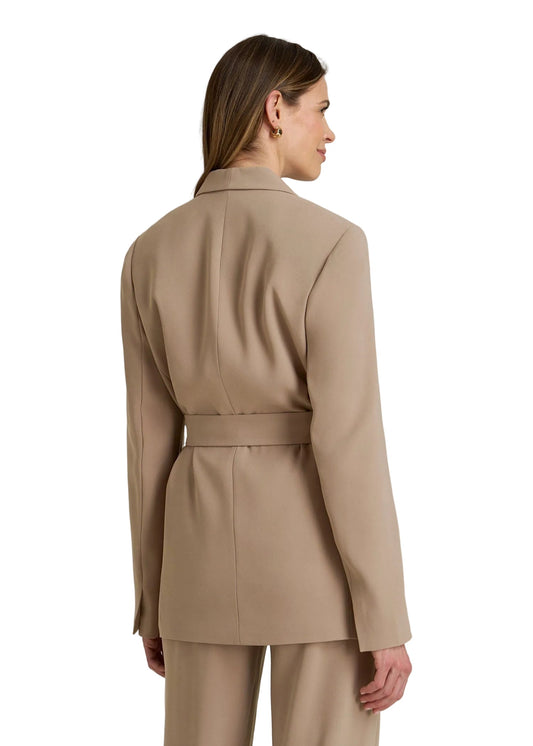 Crepe Wrap Blazer