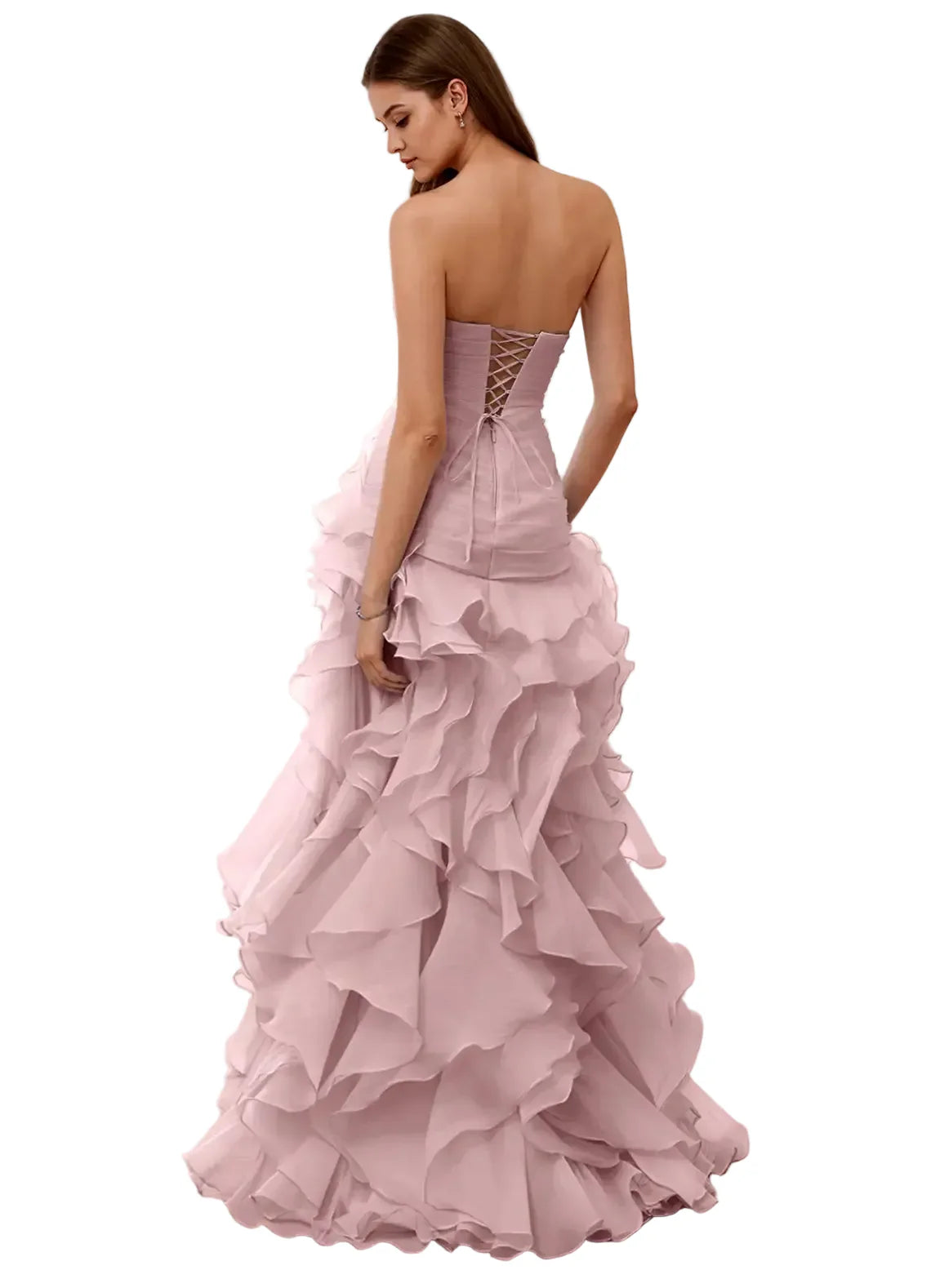 Christabelle Pink Rhinestone Corset Mini Dress