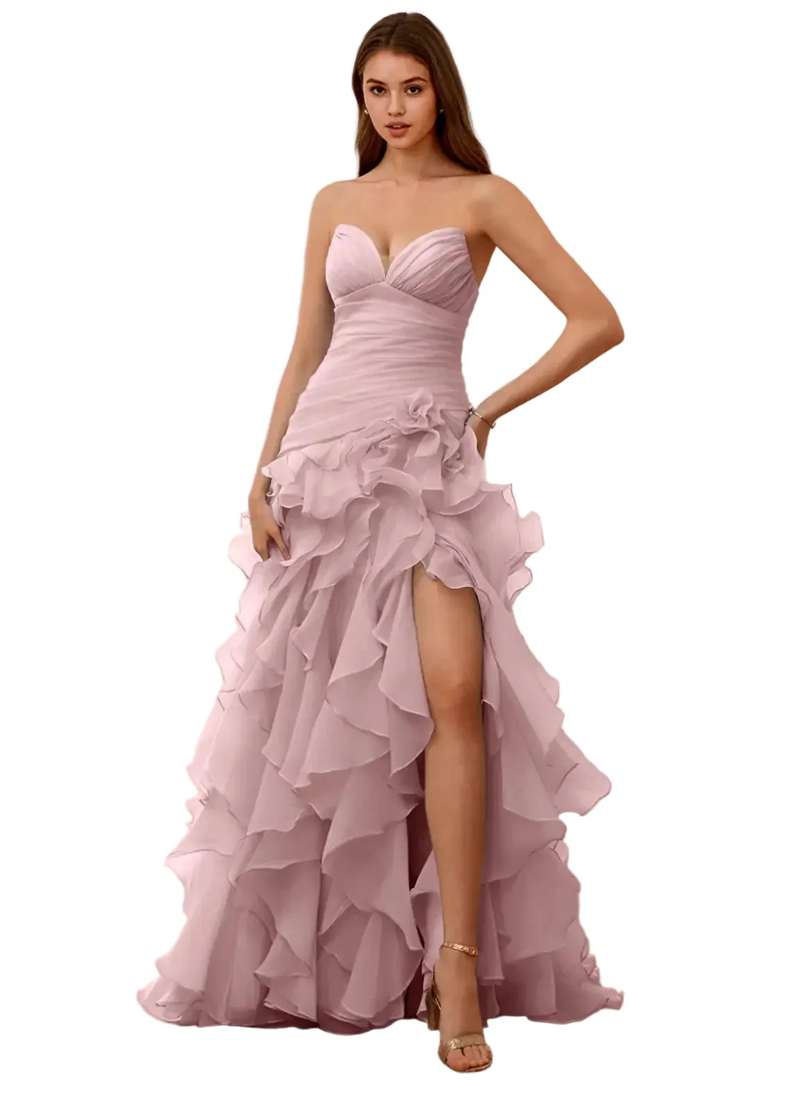 Christabelle Pink Rhinestone Corset Mini Dress