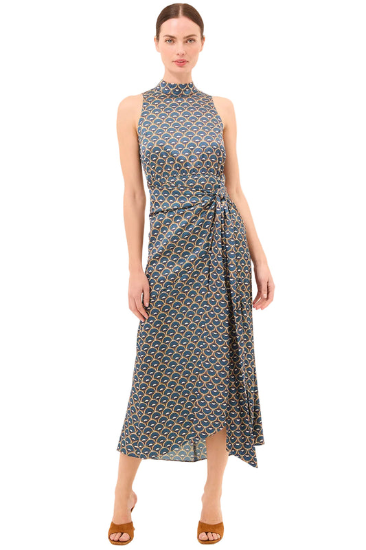Elowen Dandelion Satin Midi Dress