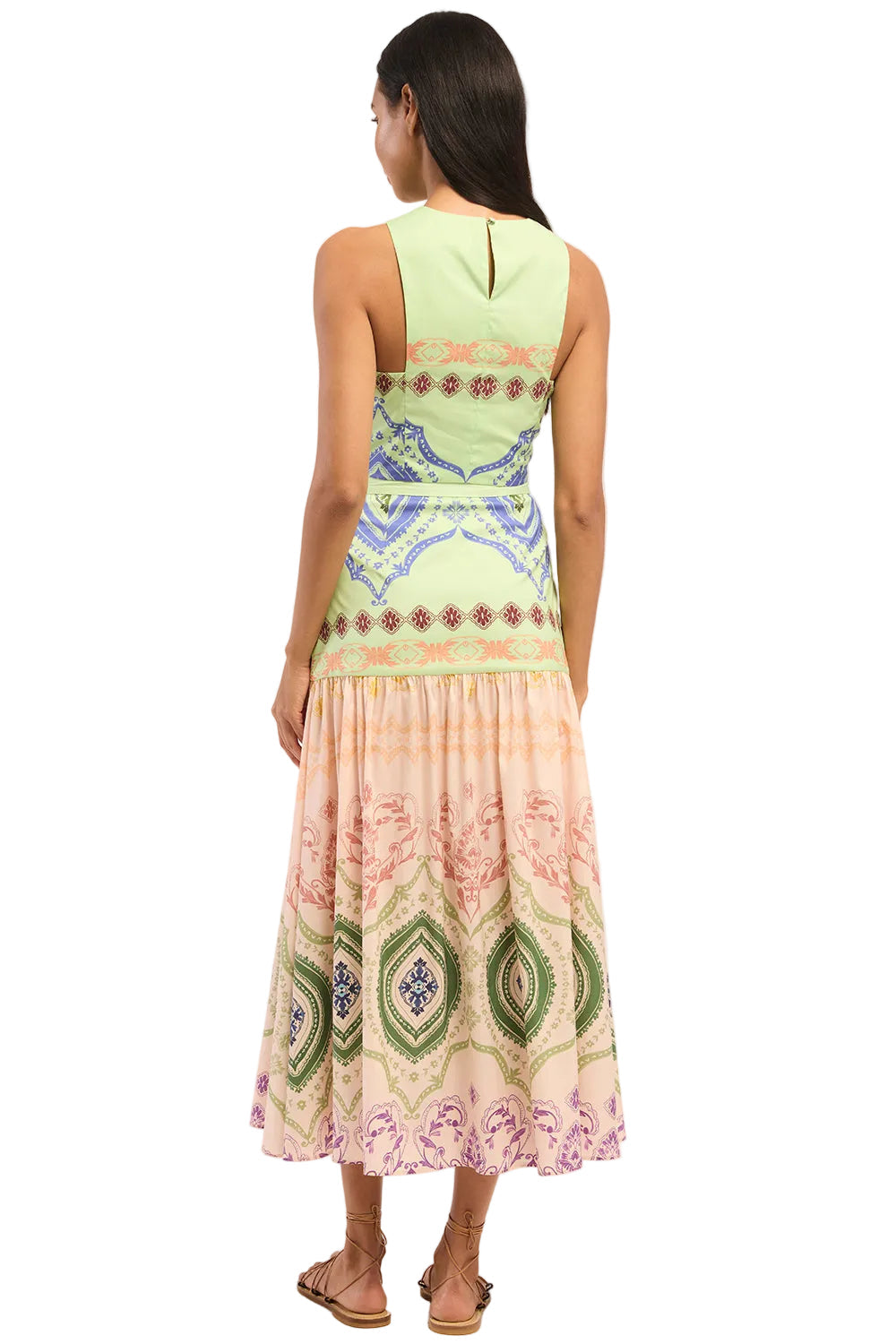 Aria Ceramic Print Crop Top